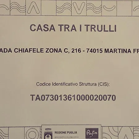 Casa Tra I Trulli * Martina Franca